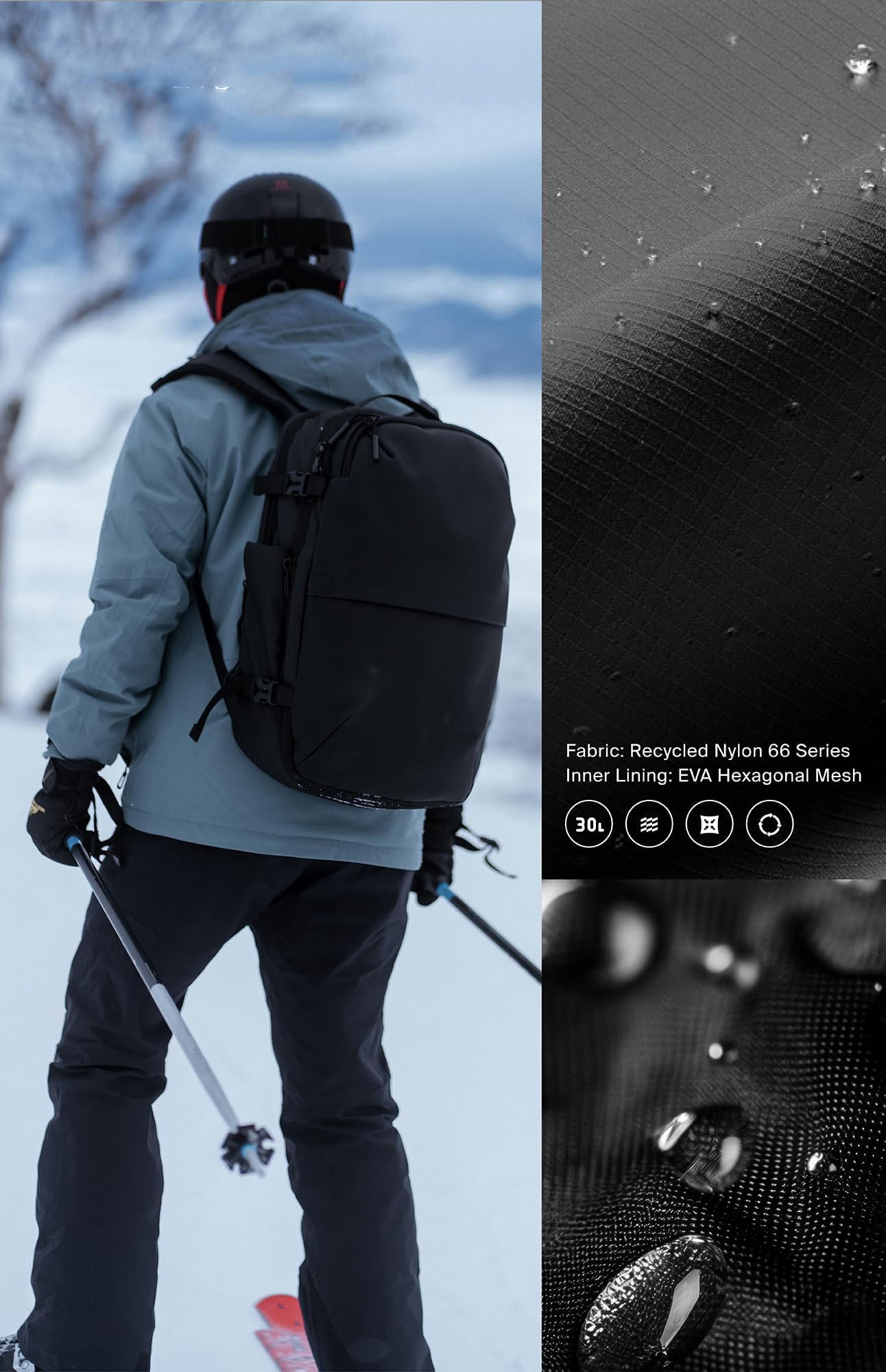 travel with compack pro vacuum compression backpack